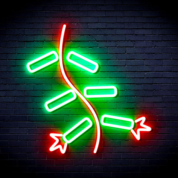 advpro-firecracker-ultra-bright-led-neon-sign-fnu0185 - Green & Red