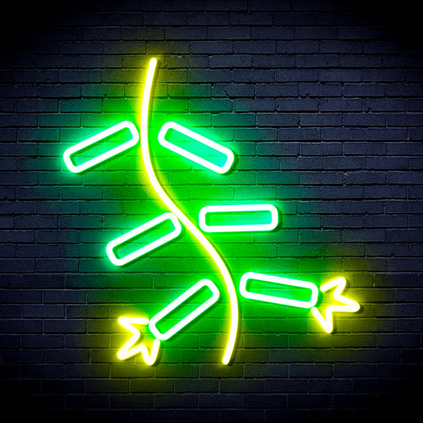 advpro-firecracker-ultra-bright-led-neon-sign-fnu0185 - Green & Yellow