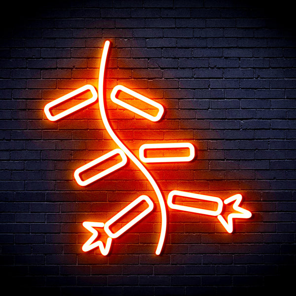 advpro-firecracker-ultra-bright-led-neon-sign-fnu0185 - Orange