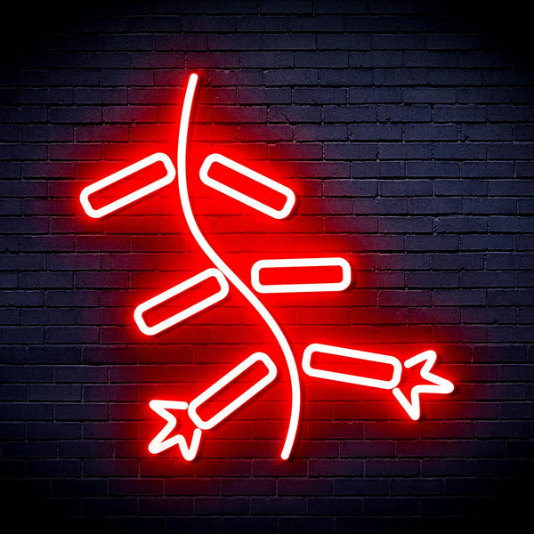 advpro-firecracker-ultra-bright-led-neon-sign-fnu0185 - Red