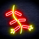 advpro-firecracker-ultra-bright-led-neon-sign-fnu0185 - Red & Yellow