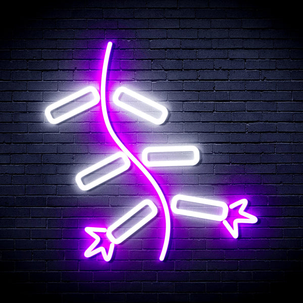 advpro-firecracker-ultra-bright-led-neon-sign-fnu0185 - White & Purple