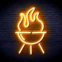 advpro-barbecue-grill-ultra-bright-led-neon-sign-fnu0186 - Golden Yellow