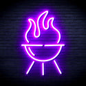 advpro-barbecue-grill-ultra-bright-led-neon-sign-fnu0186 - Purple