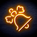 advpro-christmas-bell-with-ribbon-ultra-bright-led-neon-sign-fnu0188 - Golden Yellow