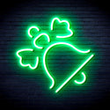 advpro-christmas-bell-with-ribbon-ultra-bright-led-neon-sign-fnu0188 - Green