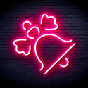 advpro-christmas-bell-with-ribbon-ultra-bright-led-neon-sign-fnu0188 - Pink