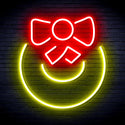 advpro-christmas-bell-with-ribbon-ultra-bright-led-neon-sign-fnu0189 - Red & Yellow