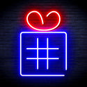 advpro-christmas-present-with-ribbon-ultra-bright-led-neon-sign-fnu0190 - Blue & Red
