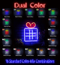 advpro-christmas-present-with-ribbon-ultra-bright-led-neon-sign-fnu0190 - Dual-Color