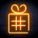advpro-christmas-present-with-ribbon-ultra-bright-led-neon-sign-fnu0190 - Golden Yellow