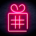 advpro-christmas-present-with-ribbon-ultra-bright-led-neon-sign-fnu0190 - Pink
