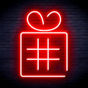 advpro-christmas-present-with-ribbon-ultra-bright-led-neon-sign-fnu0190 - Red