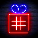 advpro-christmas-present-with-ribbon-ultra-bright-led-neon-sign-fnu0190 - Red & Blue