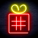 advpro-christmas-present-with-ribbon-ultra-bright-led-neon-sign-fnu0190 - Red & Yellow