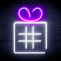 advpro-christmas-present-with-ribbon-ultra-bright-led-neon-sign-fnu0190 - White & Purple