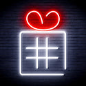 advpro-christmas-present-with-ribbon-ultra-bright-led-neon-sign-fnu0190 - White & Red
