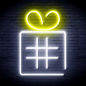 advpro-christmas-present-with-ribbon-ultra-bright-led-neon-sign-fnu0190 - White & Yellow