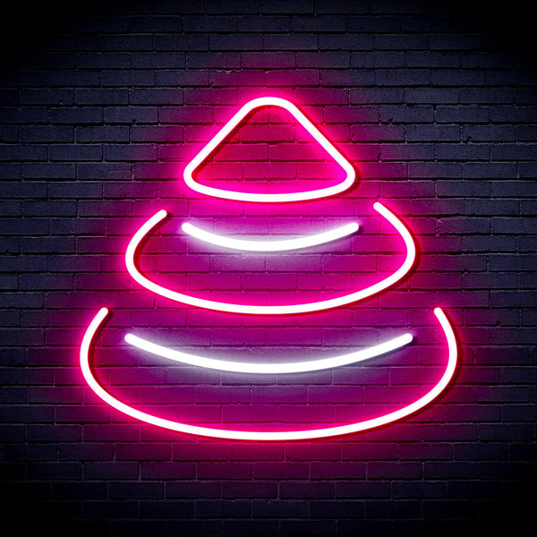 advpro-modern-christmas-tree-ultra-bright-led-neon-sign-fnu0191 - White & Pink