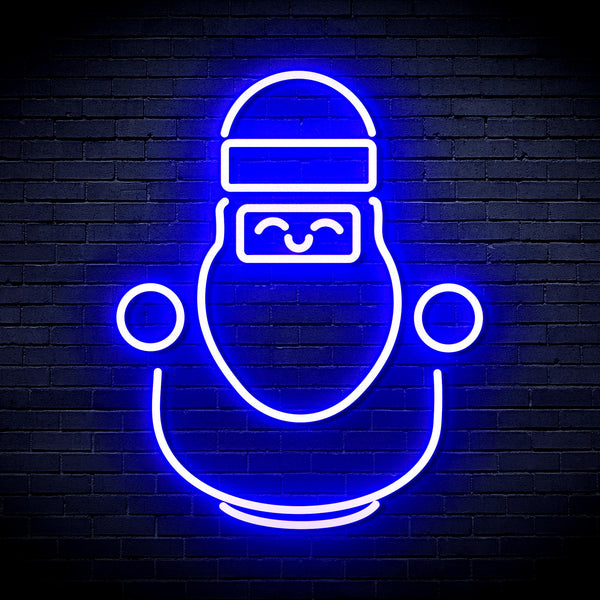 advpro-cute-santa-claus-ultra-bright-led-neon-sign-fnu0193 - Blue