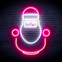 advpro-cute-santa-claus-ultra-bright-led-neon-sign-fnu0193 - White & Pink