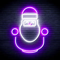 advpro-cute-santa-claus-ultra-bright-led-neon-sign-fnu0193 - White & Purple