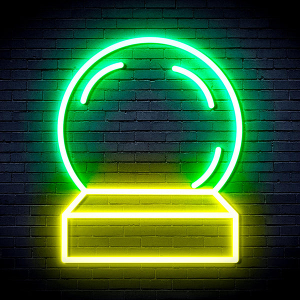 advpro-christmas-decoration-ultra-bright-led-neon-sign-fnu0194 - Green & Yellow