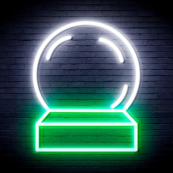 advpro-christmas-decoration-ultra-bright-led-neon-sign-fnu0194 - White & Green