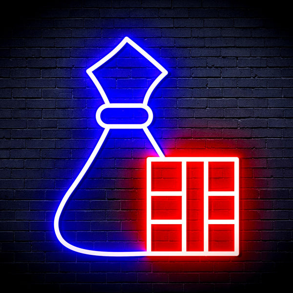 advpro-christmas-decoration-ultra-bright-led-neon-sign-fnu0195 - Blue & Red