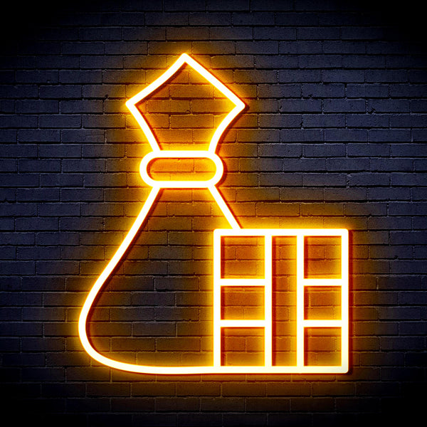 advpro-christmas-decoration-ultra-bright-led-neon-sign-fnu0195 - Golden Yellow