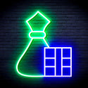 advpro-christmas-decoration-ultra-bright-led-neon-sign-fnu0195 - Green & Blue