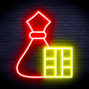 advpro-christmas-decoration-ultra-bright-led-neon-sign-fnu0195 - Red & Yellow