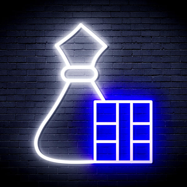 advpro-christmas-decoration-ultra-bright-led-neon-sign-fnu0195 - White & Blue