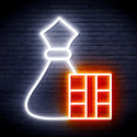 advpro-christmas-decoration-ultra-bright-led-neon-sign-fnu0195 - White & Orange