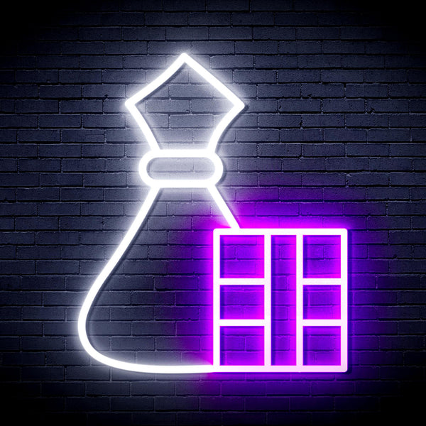 advpro-christmas-decoration-ultra-bright-led-neon-sign-fnu0195 - White & Purple