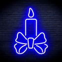 advpro-candle-ultra-bright-led-neon-sign-fnu0196 - Blue