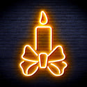 advpro-candle-ultra-bright-led-neon-sign-fnu0196 - Golden Yellow