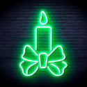 advpro-candle-ultra-bright-led-neon-sign-fnu0196 - Green