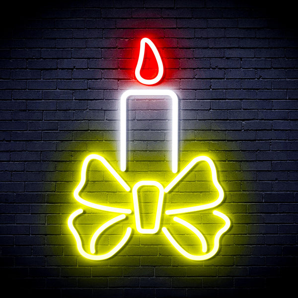 advpro-candle-ultra-bright-led-neon-sign-fnu0196 - Multi-Color 7