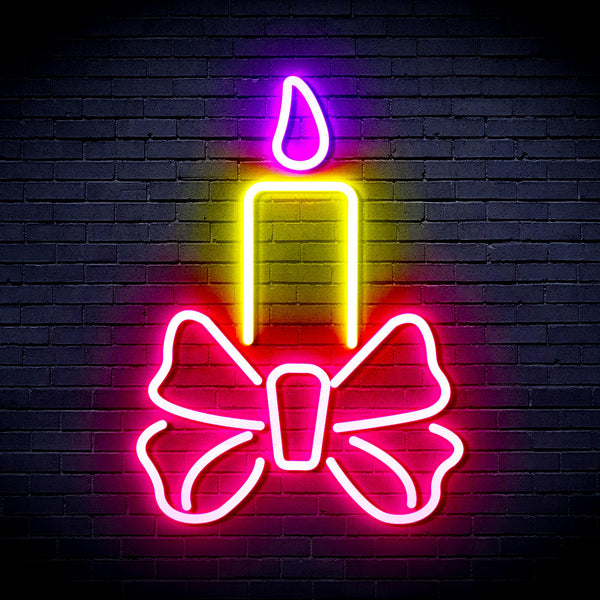 advpro-candle-ultra-bright-led-neon-sign-fnu0196 - Multi-Color 8