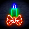 Candle with a big Ribbon fnu0196