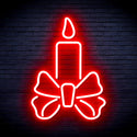 advpro-candle-ultra-bright-led-neon-sign-fnu0196 - Red