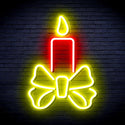 advpro-candle-ultra-bright-led-neon-sign-fnu0196 - Red & Yellow