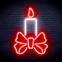 advpro-candle-ultra-bright-led-neon-sign-fnu0196 - White & Red