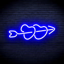 advpro-hearts-with-arrow-ultra-bright-led-neon-sign-fnu0200 - Blue
