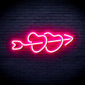 advpro-hearts-with-arrow-ultra-bright-led-neon-sign-fnu0200 - Pink