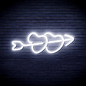 advpro-hearts-with-arrow-ultra-bright-led-neon-sign-fnu0200 - White