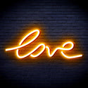 advpro-love-ultra-bright-led-neon-sign-fnu0202 - Golden Yellow