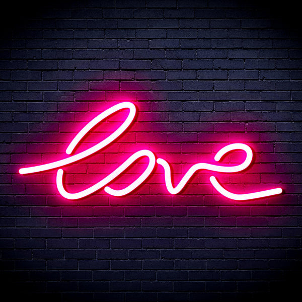 advpro-love-ultra-bright-led-neon-sign-fnu0202 - Pink