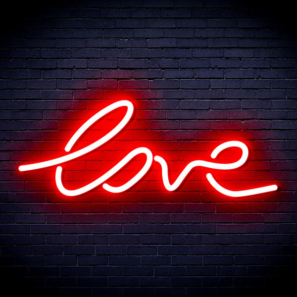 advpro-love-ultra-bright-led-neon-sign-fnu0202 - Red